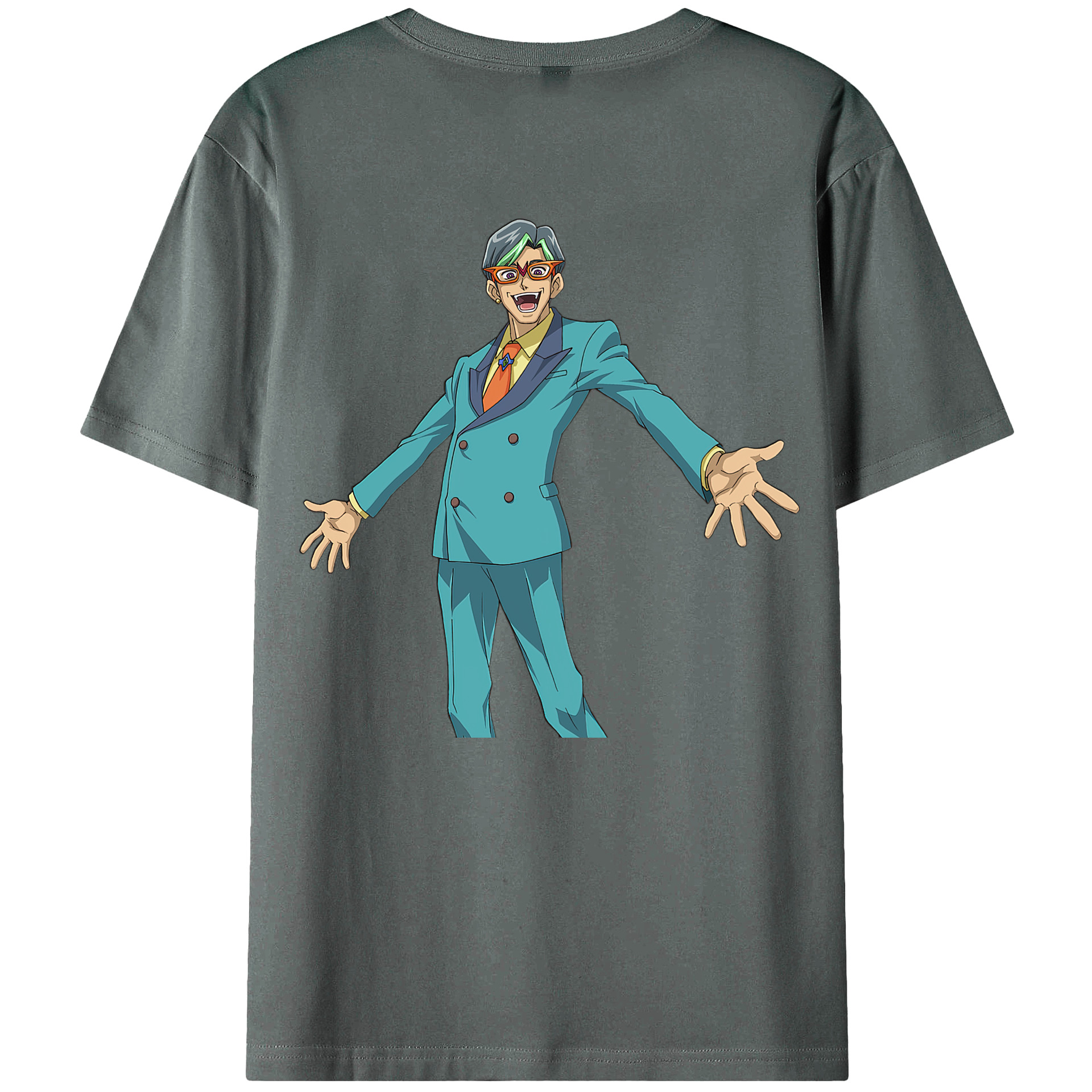 （画像用） 遊☆戯☆王 Yu-Gi-Oh! 綿100％半袖Tシャツ（背面プリント）